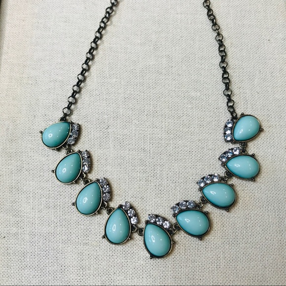 J. Crew Factory Blue Statement Necklace Bundle - Picture 4 of 7
